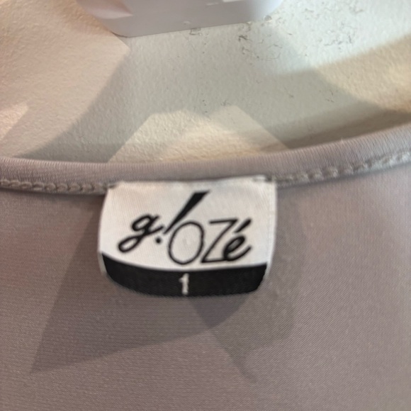 G!OZÉ Sz 1 Jersey Knit Sleeveless Slinky Lagenlook Parachute Style Maxi Dress - Picture 4 of 11